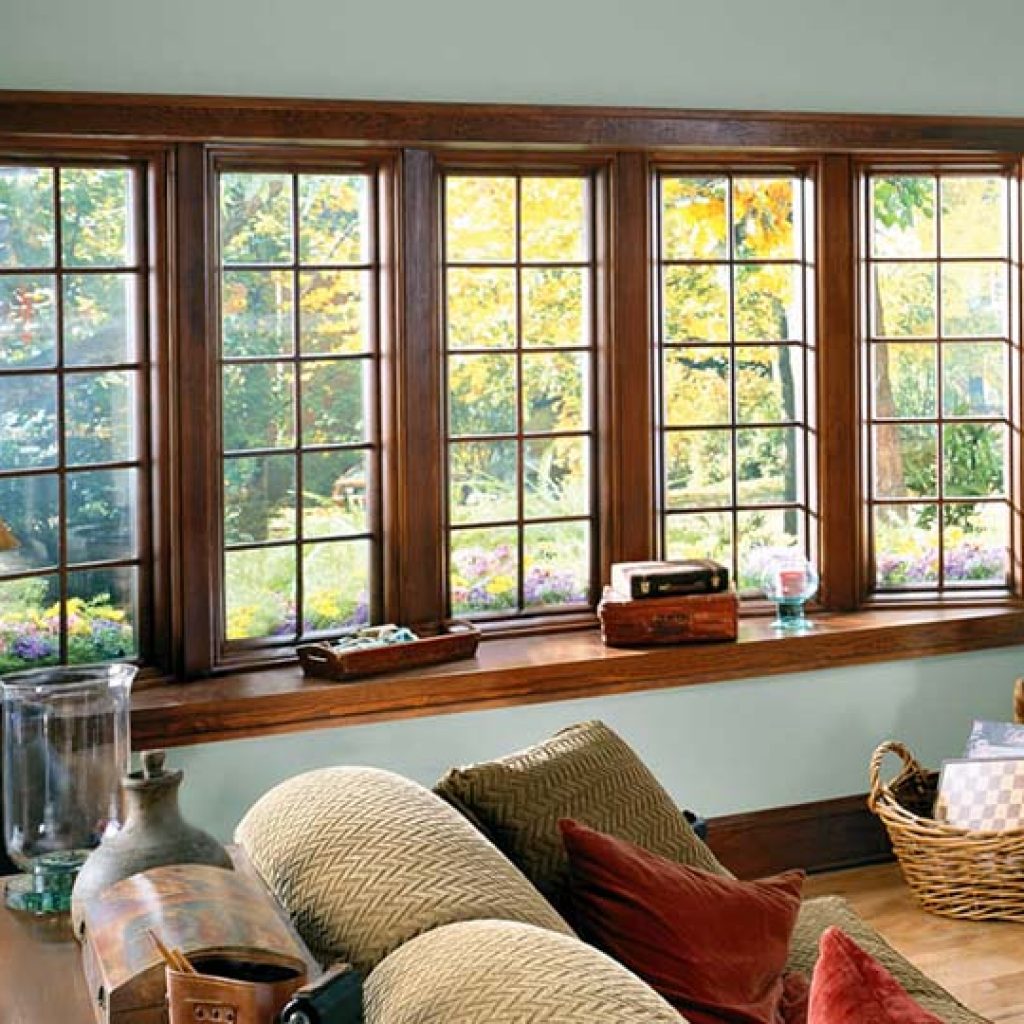 Bay Bow Replacement Windows Waunakee Remodeling Madison Wi Bow White Windows Exterior Bay Interior2 Interior