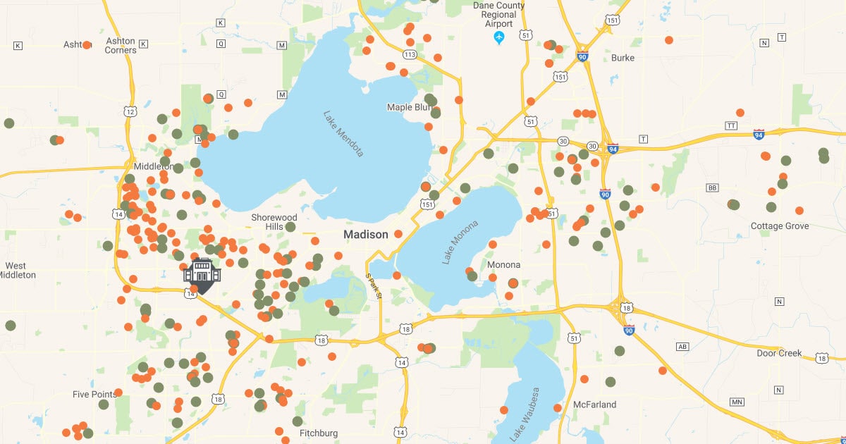 Madison Wi Zip Codes Map - Maps For You